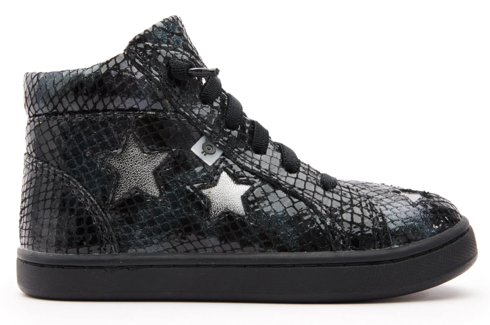 Old Soles Girl's & Boy's 6085 Starey High Top Sneaker - Navy Tie Dye/Rich Silver Clearance