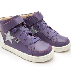 Old Soles Girl's 6104 Champster Sneakers - Lavender/Silver/Glam Argent Hot