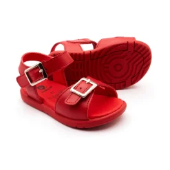 Old Soles Girl's 9503 Fresh Cut Sandals - Rojo / Rojo Sole Clearance