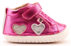 Old Soles Girl's 4097 Harper Pave Casual Shoes - Fuchsia Foil / Silver / Glam Argent Best