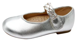 Old Soles Girl's 817 Lady Plat Shoes - Silver Hot