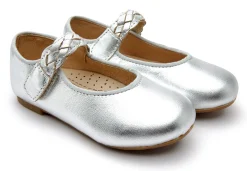 Old Soles Girl's 817 Lady Plat Shoes - Silver Hot