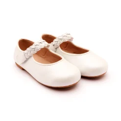 Old Soles Girl's 817 Lady Plat Shoes - Nacardo Blanco Clearance