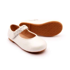 Old Soles Girl's 817 Lady Plat Shoes - Nacardo Blanco Clearance