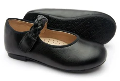 Old Soles Girl's 817 Lady Plat Shoes - Nero Clearance