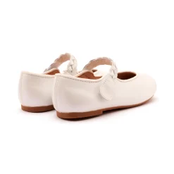 Old Soles Girl's 817 Lady Plat Shoes - Nacardo Blanco Clearance