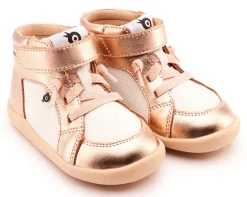 Old Soles Girl's 8045 Mainlander Casual Shoes - Copper / White Discount
