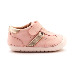 Old Soles Girl's 4100 Roady Pave Casual Shoes - Powder Pink / Gold / White Sole Outlet