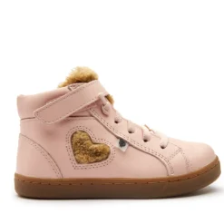 Old Soles Girl's 6142 Snug Heart High Top Sneakers - Powder Pink Online