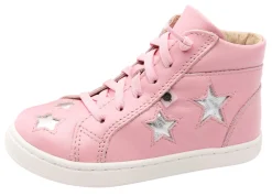 Old Soles Girl's 6085 Starey High Top Sneaker - Pearlised Pink/Silver Discount