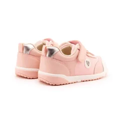 Old Soles Girl's 2105 Team Kix Casual Shoes - Powder Pink / Silver / White Powder Pink Sole Online