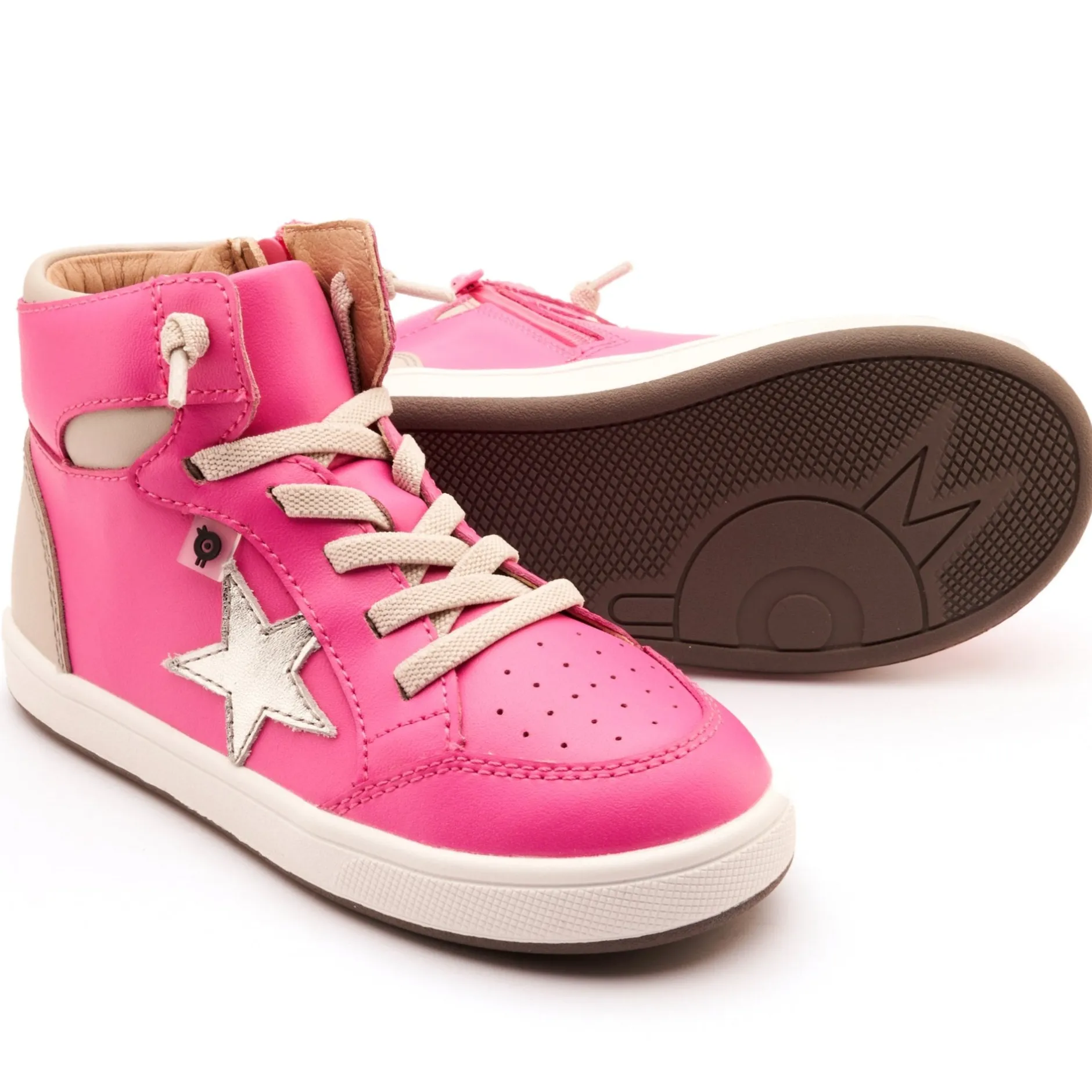 Old Soles Girl's and Boy's Starling Casual Shoes - Rosy / Gris / Silver Outlet