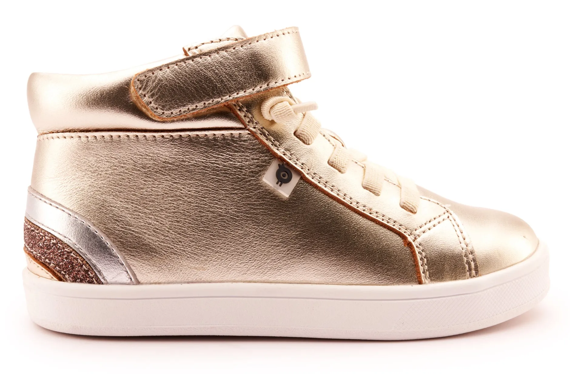 Old Soles Girl's and Boy's 1011 Sneaksta Rainbow Casual Shoes - Titanium / Silver / Glam Choc / Gold Hot