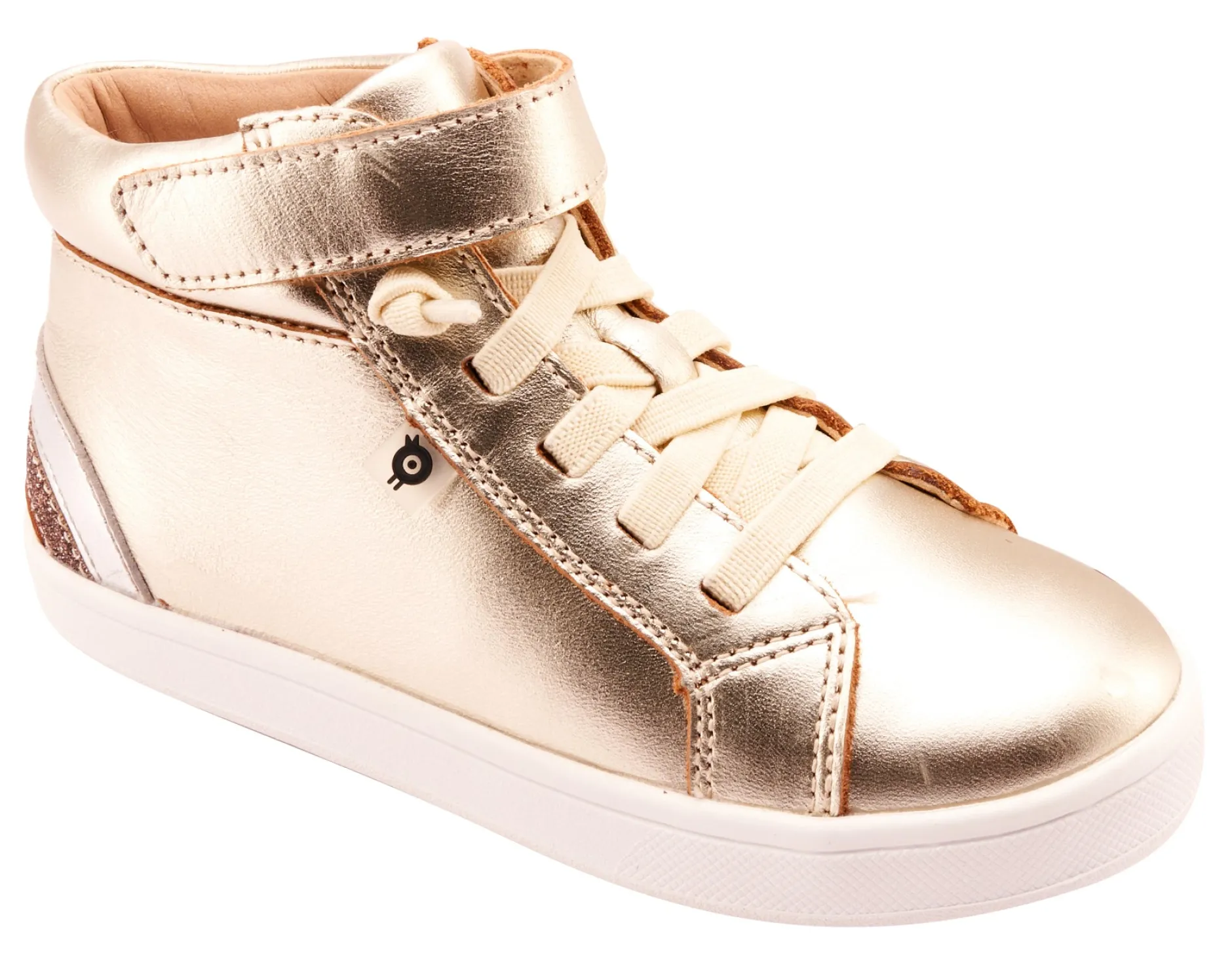 Old Soles Girl's and Boy's 1011 Sneaksta Rainbow Casual Shoes - Titanium / Silver / Glam Choc / Gold Hot