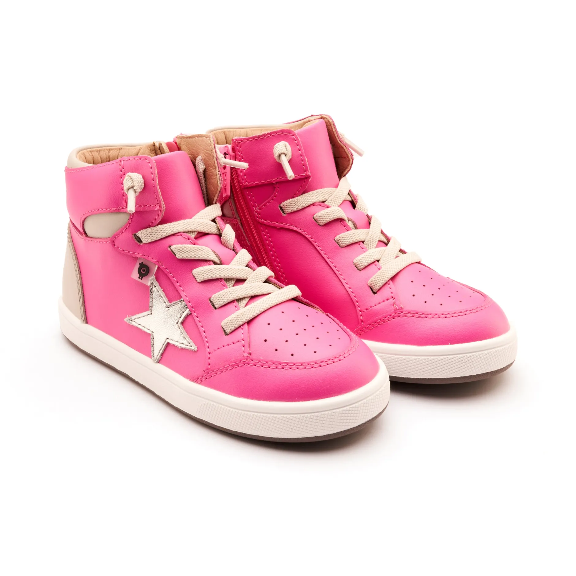 Old Soles Girl's and Boy's Starling Casual Shoes - Rosy / Gris / Silver Outlet