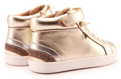 Old Soles Girl's and Boy's 1011 Sneaksta Rainbow Casual Shoes - Titanium / Silver / Glam Choc / Gold Hot