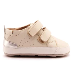 Old Soles Girl's Baby Tot Casual Shoes - Vanilla / Silver Online