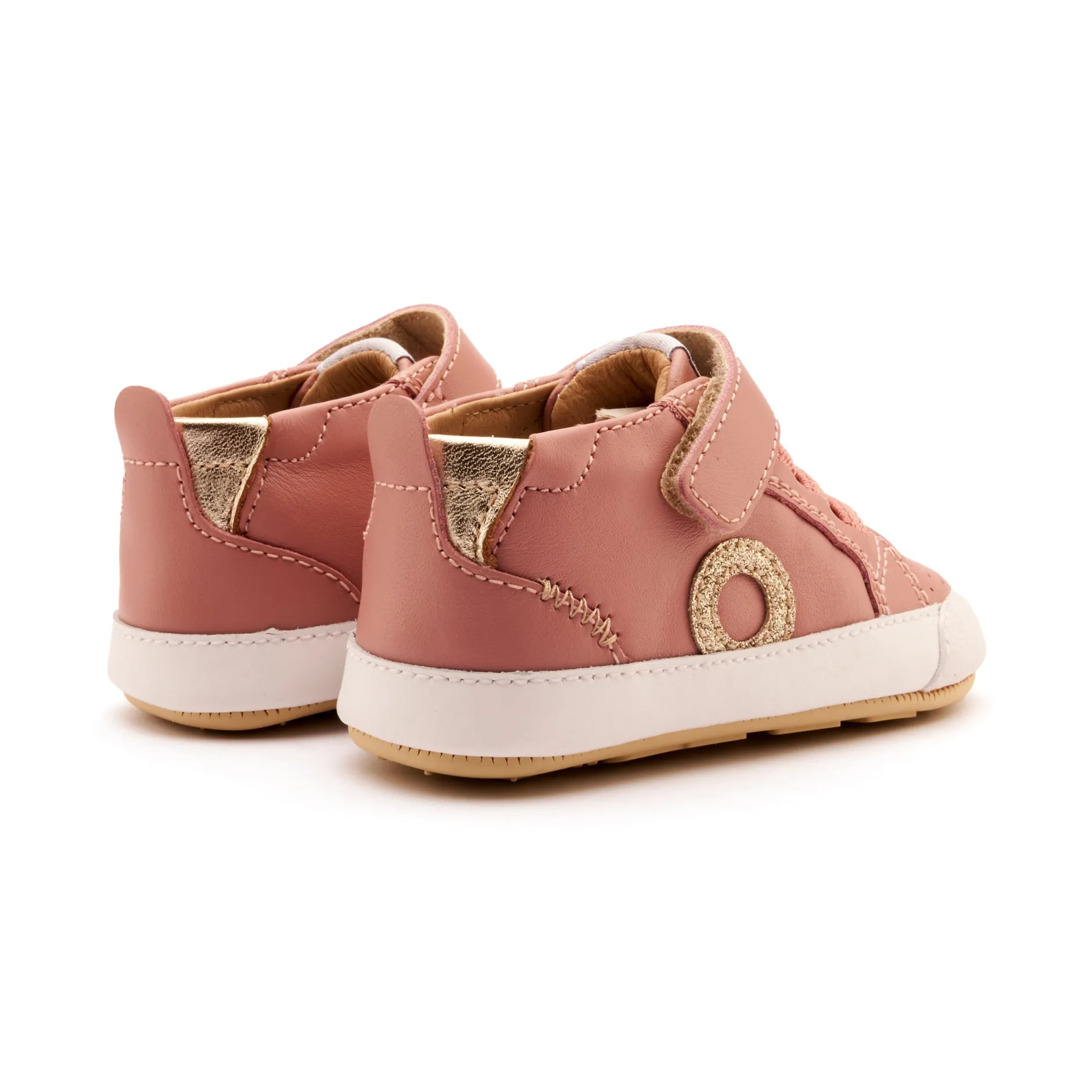 Old Soles Girl's Baby Zig Casual Shoes - Kiss / Gold / Glam Gold Online