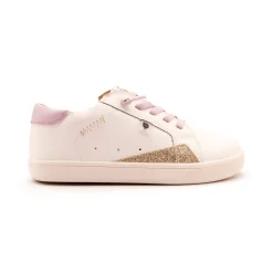Old Soles Girl's Blade Runner Casual Shoes - Snow / Lilium / Glam Gold Clearance