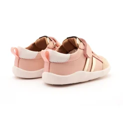 Old Soles Girl's Bowler Ground Casual Shoes - Powder Pink / Gold / Snow Sale
