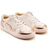 Old Soles Girl's Field Runner Casual Shoes - Snow / Copper / Silver Fashion