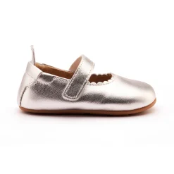 Old Soles Girl's Glam Gab Flat Shoes - Silver Best