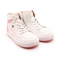 Old Soles Girl's High Splash Casual Shoes - Snow / Cipria / White Cipria Best