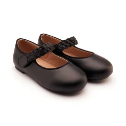 Old Soles Girl's Lady Plat Shoes - Black Fashion