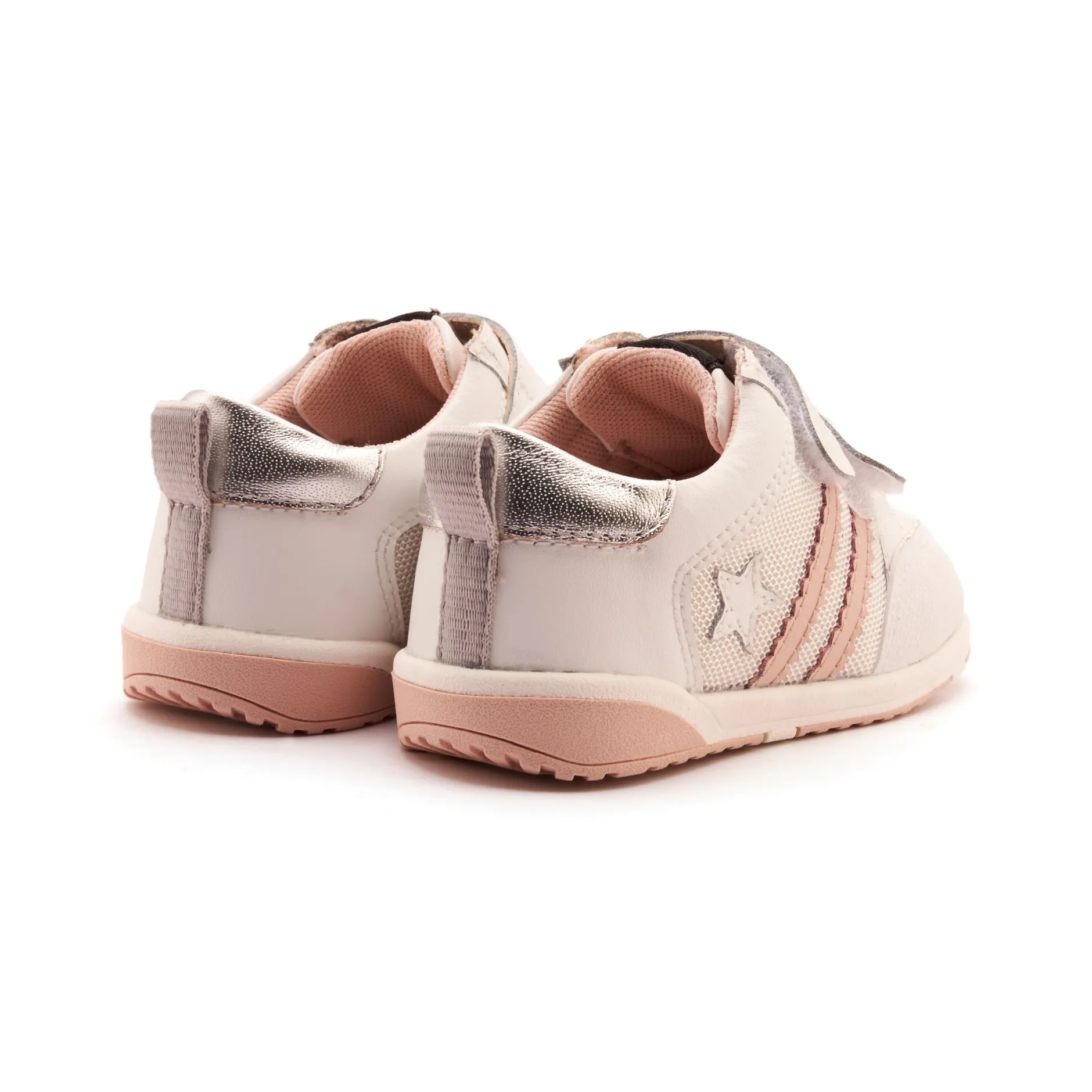 Old Soles Girl's Marvel Squad Casual Shoes - Snow / Powder Pink / Silver Best