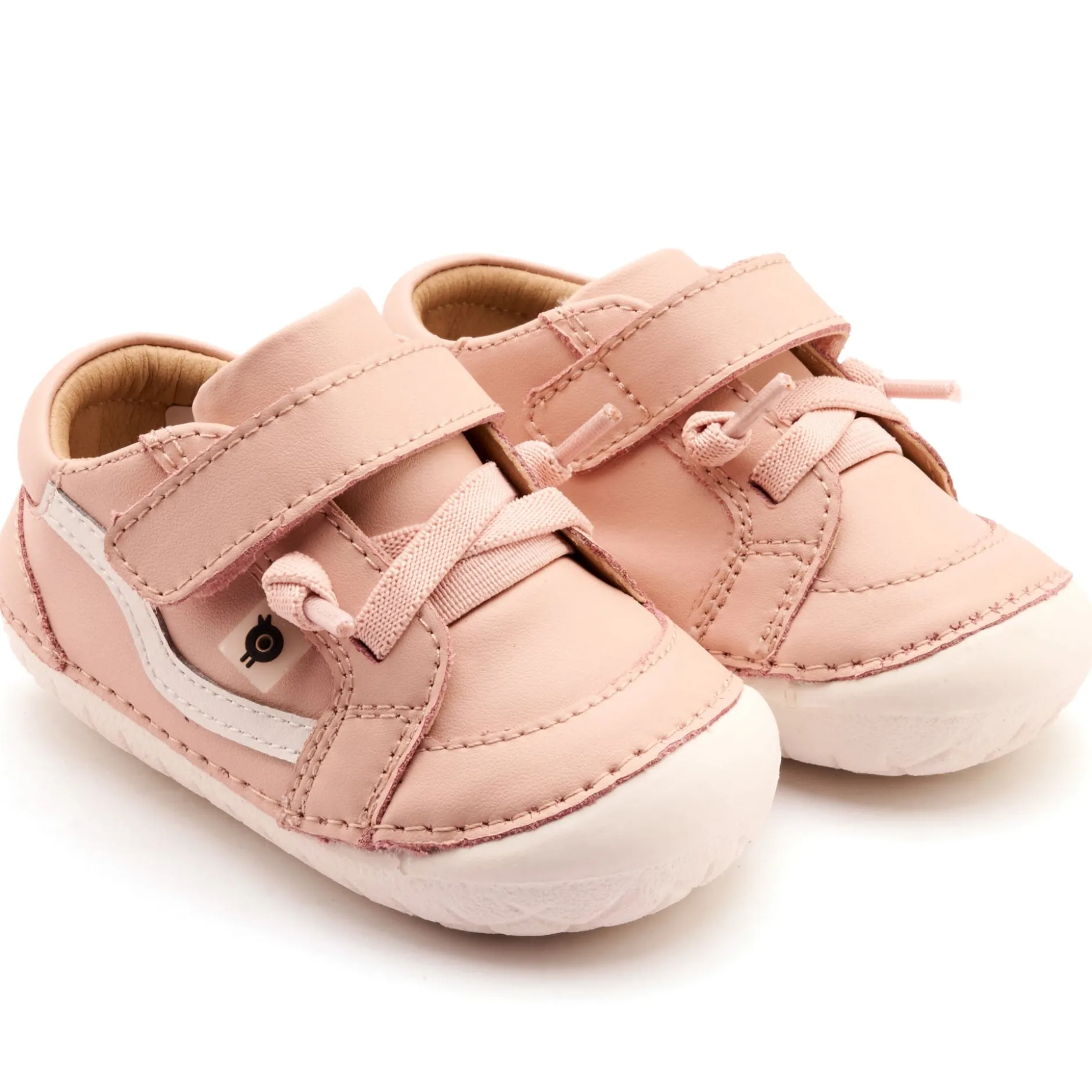 Old Soles Girl's Pave Squiggle Casual Shoes - Powder Pink / Snow Best