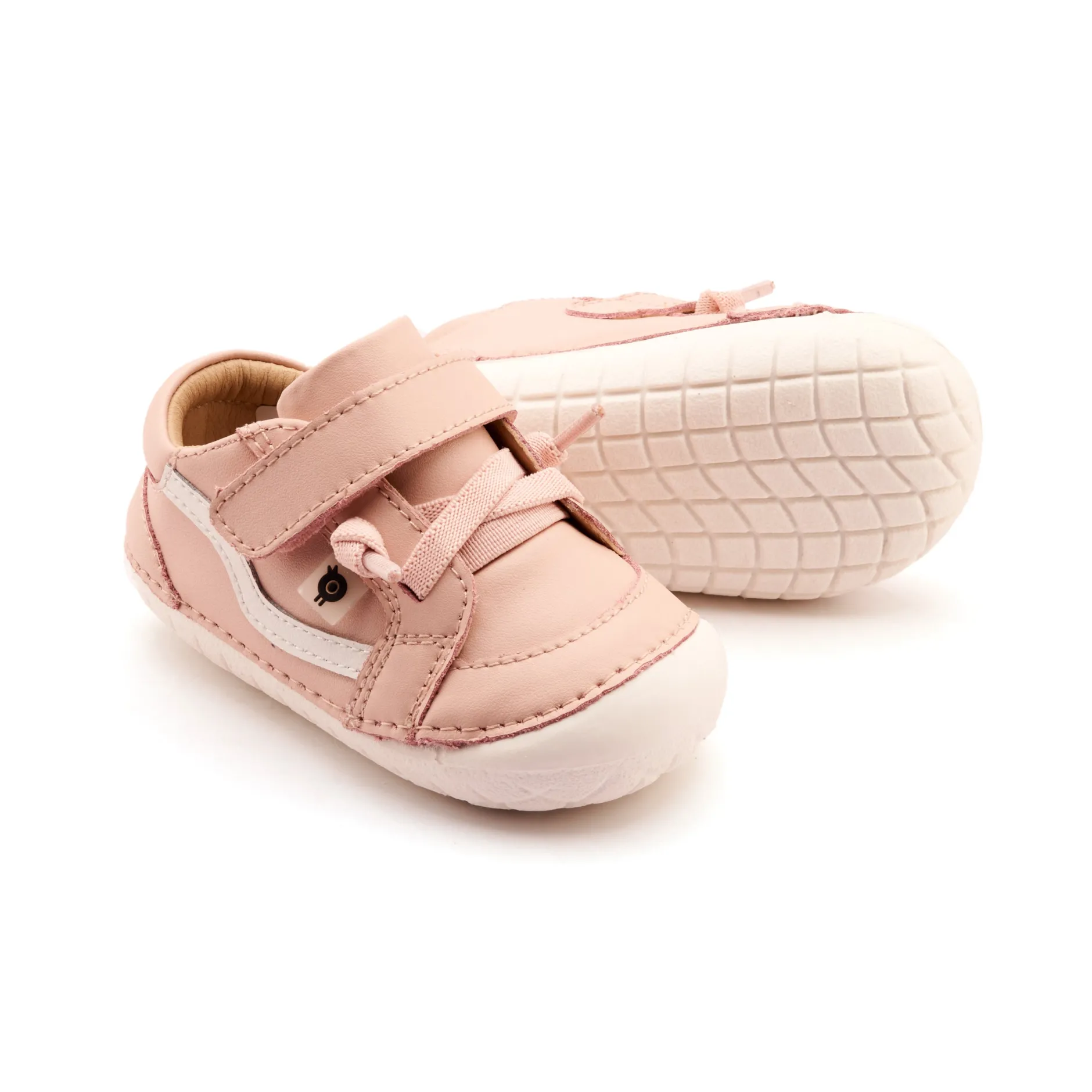 Old Soles Girl's Pave Squiggle Casual Shoes - Powder Pink / Snow Best