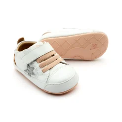 Old Soles Girl's 0085RT Platinum Bub Casual Shoes - Snow / Copper / Glam Argent / Copper Sole Hot
