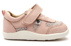 Old Soles Girl's Shizzy Shoes, Powder Pink/Grey Suede Fashion