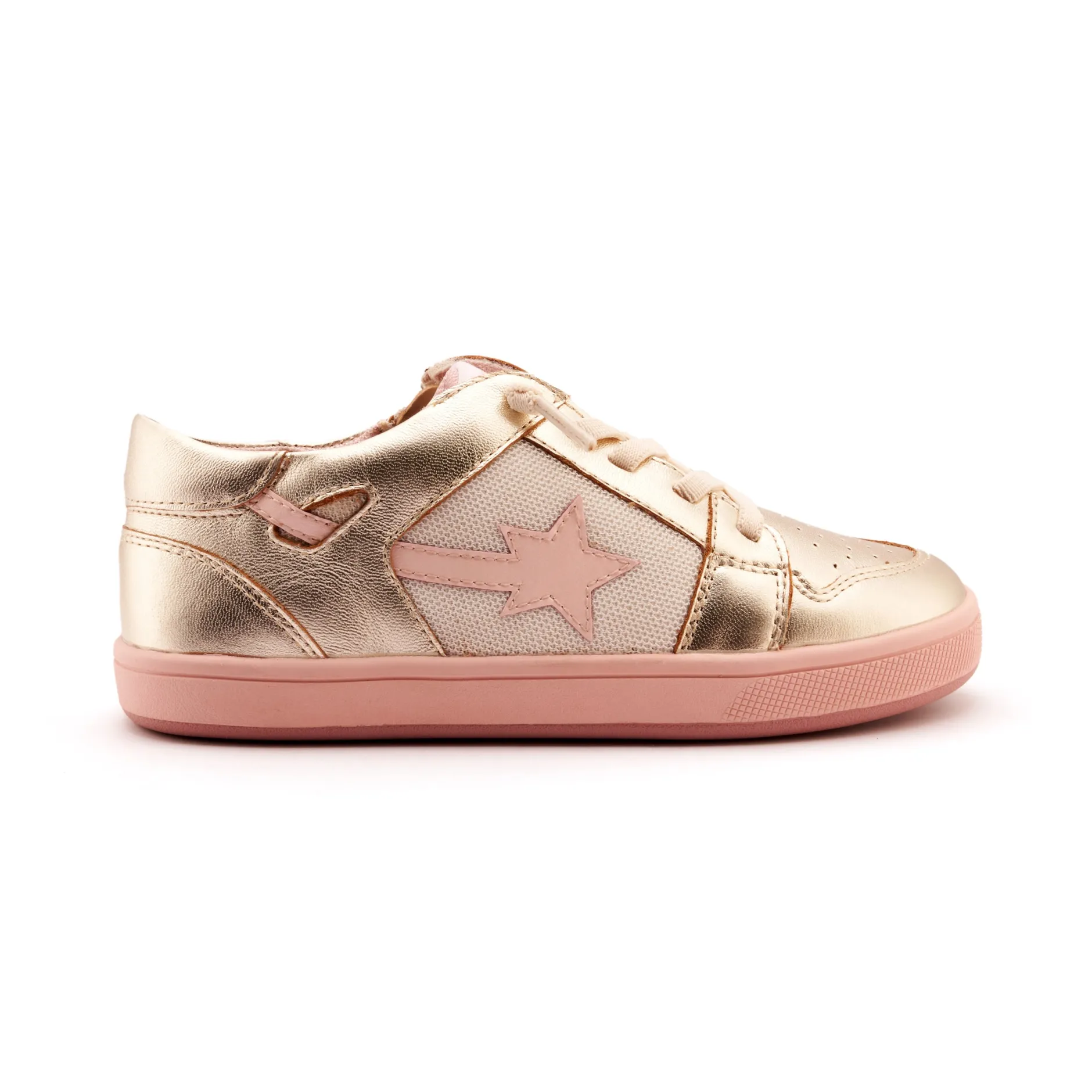 Old Soles Girl's Star Runner Casual Shoes - Gold / Nacardo Dalia / Kiss Online