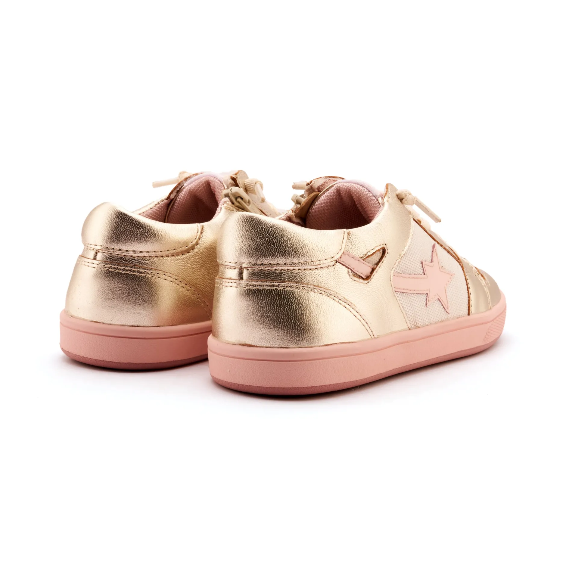 Old Soles Girl's Star Runner Casual Shoes - Gold / Nacardo Dalia / Kiss Online
