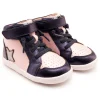 Old Soles Girl's Team Ground Casual Shoes - Nacardo Navy / Nacardo Dalia / Rich Silver Online