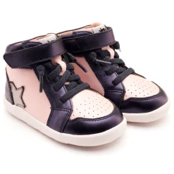Old Soles Girl's Team Ground Casual Shoes - Nacardo Navy / Nacardo Dalia / Rich Silver Online
