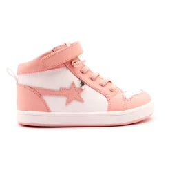 Old Soles Girl's Team Star Casual Shoes - Snow / Cipria / White Cipria Hot