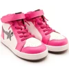Old Soles Girl's Team-Star Casual Shoes - Rosy / Snow / Glam Gunmetal Sale