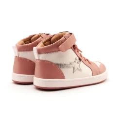 Old Soles Girl's Team-Star Casual Shoes - Kiss / Nacardo Blanco / Glam Argent Discount
