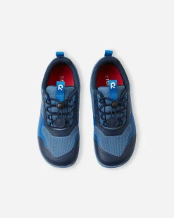 Reima Boy's and Girl's Tec Waterproof Barefoot Shoes, Tallustelu - Blue Ocean Best