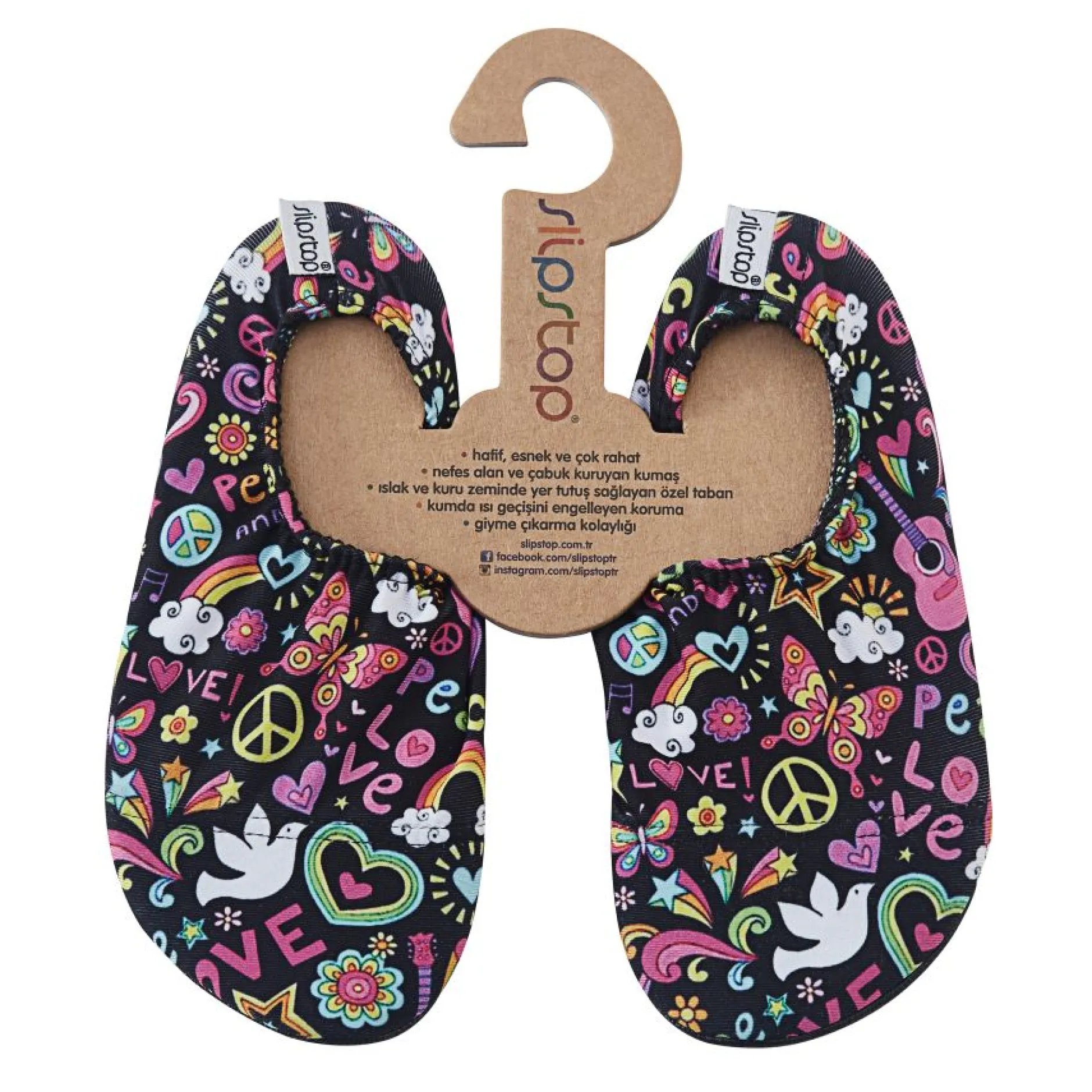 Slipfree Kid's Non Slip Shoes - Peace Jr. New