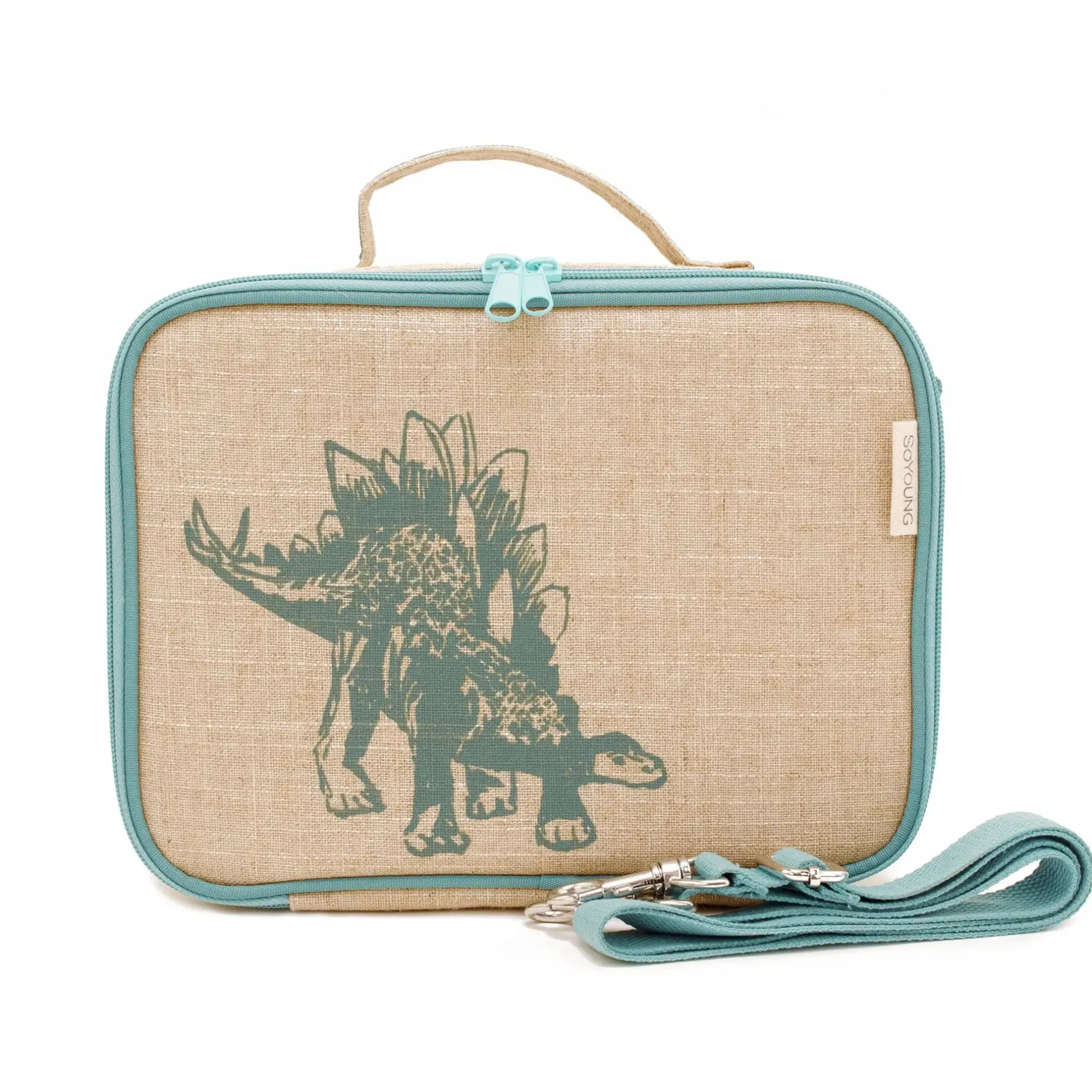 SoYoung Green Stegosaurus Lunchbox for Kids Outlet