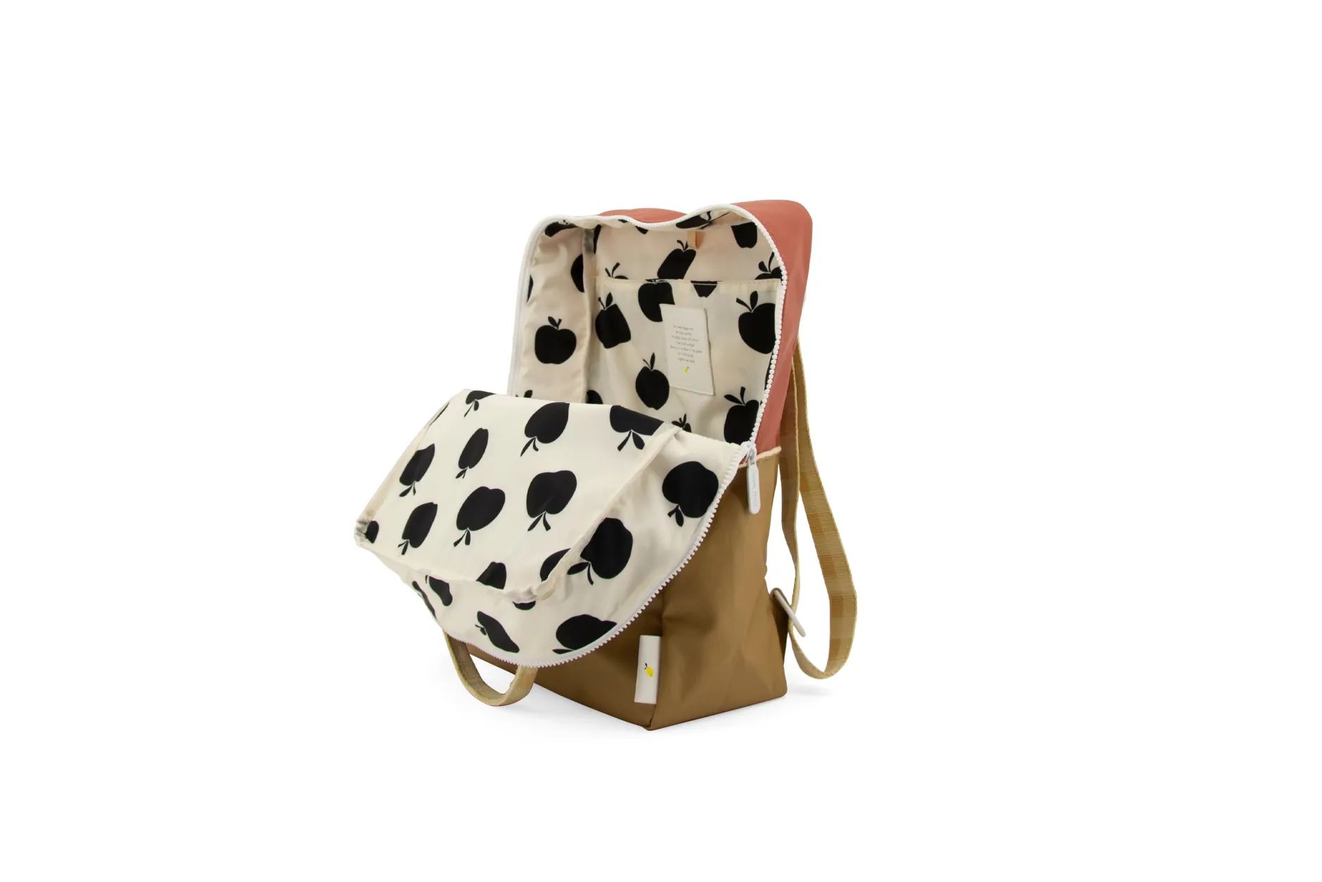 Sticky Lemon Colourblocking Large Backpack, Fig Brown/Apple Tree/Vanilla Sorbet Best