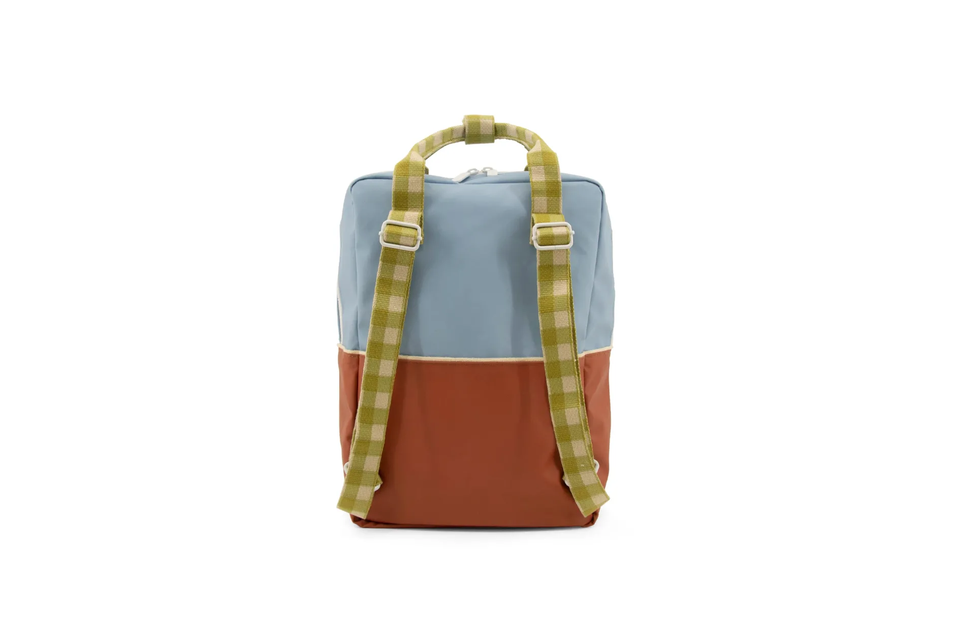 Sticky Lemon Colourblocking Large Backpack, Blueberry/Willow Brown/Pear Green Online