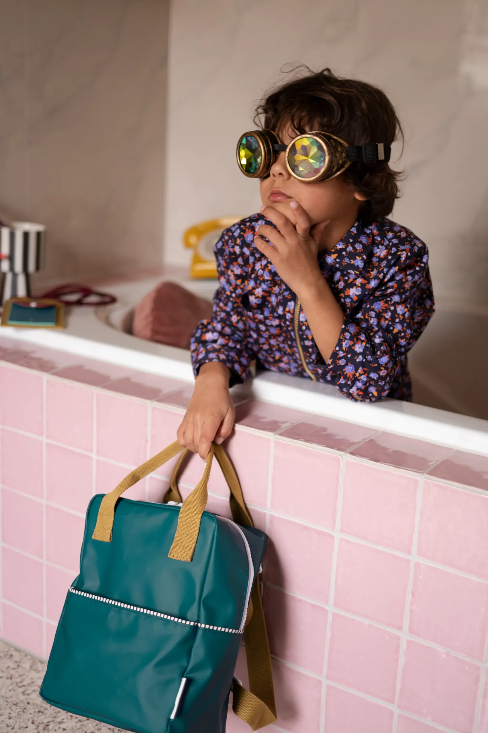 Sticky Lemon uni Small Backpack, Edison Teal Sale