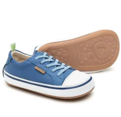 Tip Toey Joey Boy's and Girl's Funky Sneakers, Blue Tang/White Hot