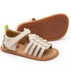 Tip Toey Joey Boy's And Girl's Athena Sandals - Tapioca Hot