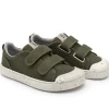Tip Toey Joey Boy's And Girl's Ramp Green Sneakers - Verde Musgo Eco Canvas Hot