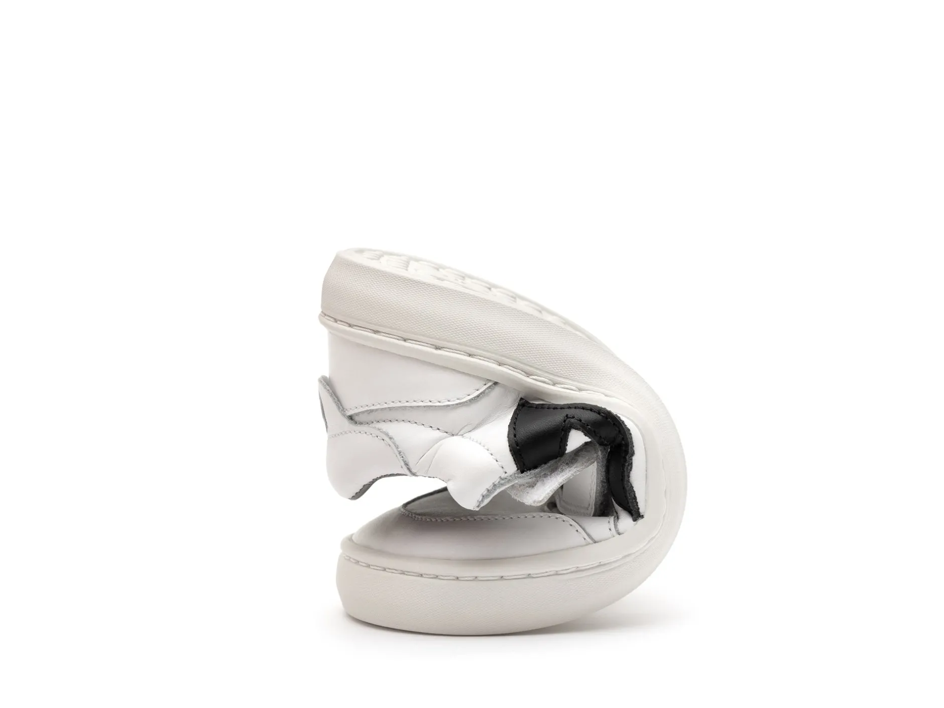 Tip Toey Joey Boy's And Girl's Landy Sneakers - White / Black Discount